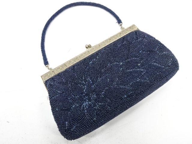 JAPANESE KIMONO / ANTIQUE HANDBAG / BEADS